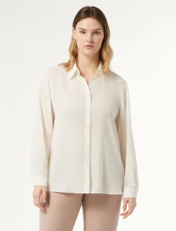 Marina Rinaldi Camicie & Bluse | Camicie & Bluse*Camicia in tessuto tecnico LATTE