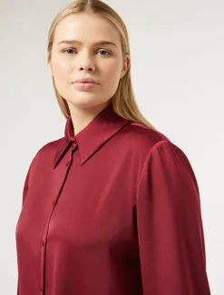 Marina Rinaldi Selezione Elegante | Collezione Elegante*Camicia in tessuto tecnico RUBINO
