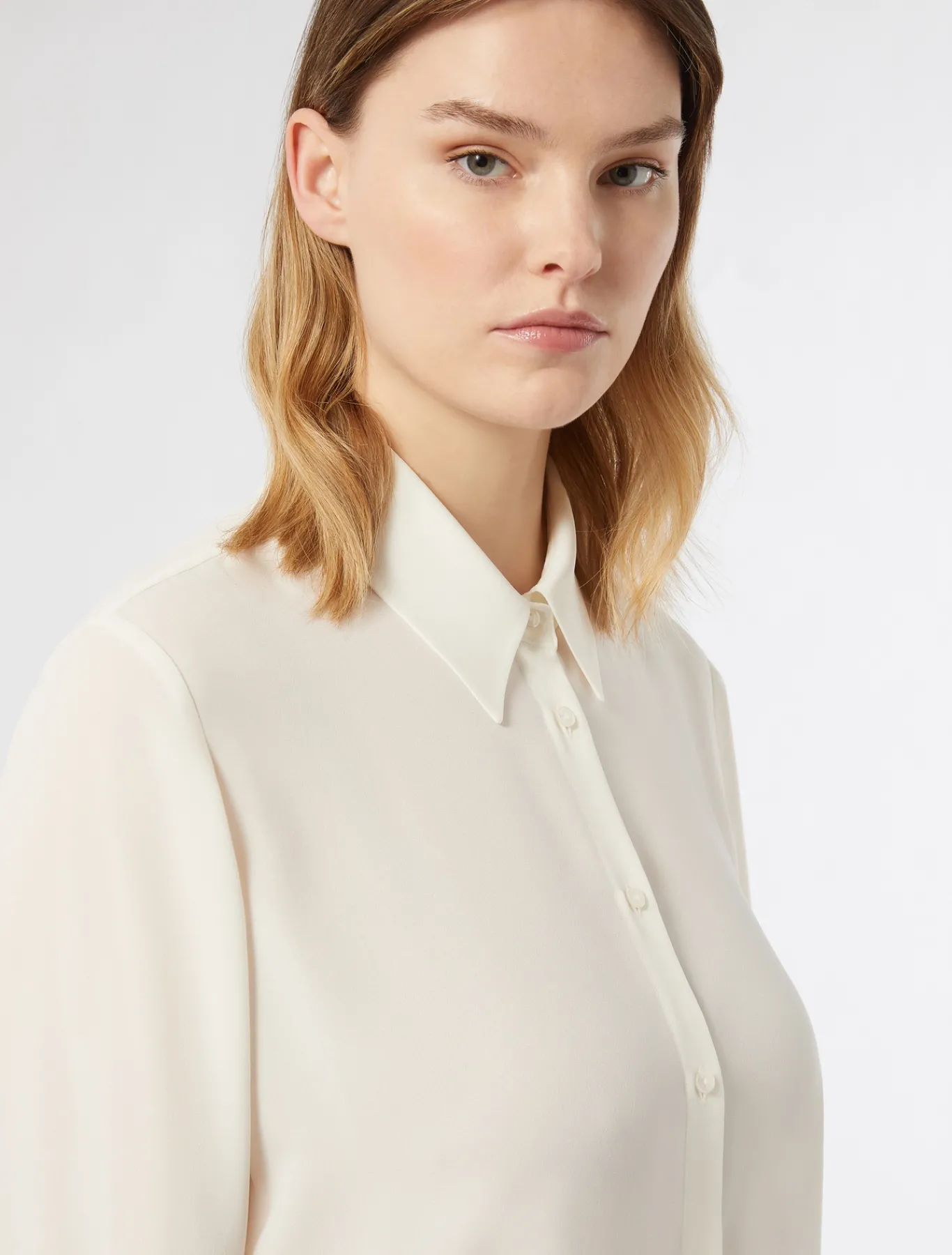 Marina Rinaldi Camicie & Bluse | Camicie & Bluse*Camicia in tessuto tecnico LATTE