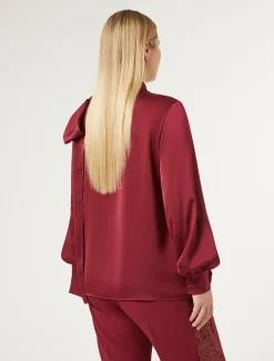 Marina Rinaldi Selezione Elegante | Collezione Elegante*Camicia in tessuto tecnico RUBINO