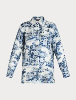 Marina Rinaldi Camicie & Bluse | Camicie & Bluse*Camicia in twill di seta BIANCOBLU