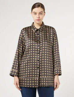 Marina Rinaldi Camicie & Bluse | Camicie & Bluse*Camicia in twill stampato BLUNOTTE