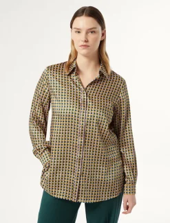 Marina Rinaldi Camicie & Bluse | Camicie & Bluse*Camicia in twill stampato ROSA