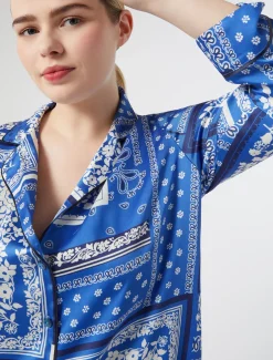 Marina Rinaldi Camicie & Bluse | Camicie & Bluse*Camicia in twill stampato AZZURRO