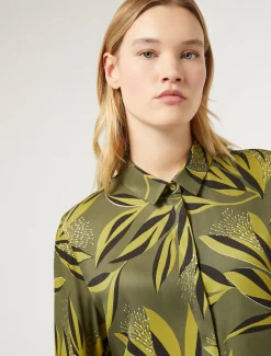 Marina Rinaldi Camicie & Bluse | Camicie & Bluse*Camicia in twill stampato VERDEMUSCHIO