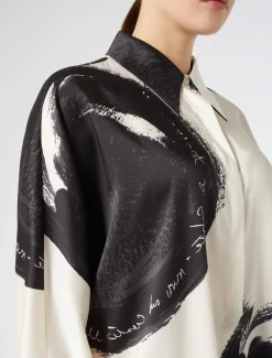 Marina Rinaldi Camicie & Bluse | Camicie & Bluse*Camicia in twill stampato BIANCOAVORIO