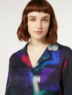 Marina Rinaldi Camicie & Bluse | Camicie & Bluse*Camicia in twill stampato NERO