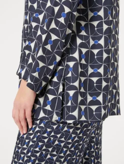 Marina Rinaldi Camicie & Bluse | Camicie & Bluse*Camicia in twill stampato BLUMARINO