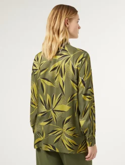 Marina Rinaldi Camicie & Bluse | Camicie & Bluse*Camicia in twill stampato VERDEMUSCHIO