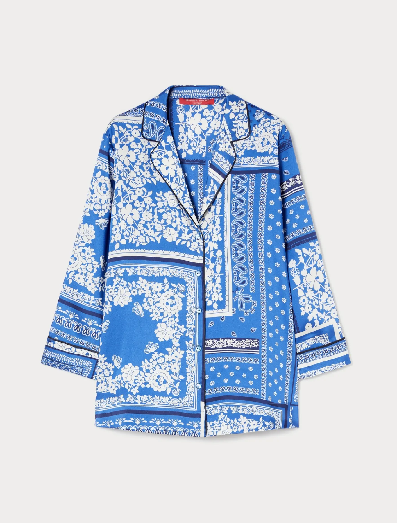 Marina Rinaldi Camicie & Bluse | Camicie & Bluse*Camicia in twill stampato AZZURRO