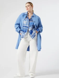 Marina Rinaldi Camicie & Bluse | Camicie & Bluse*Camicia in twill stampato AZZURRO