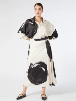 Marina Rinaldi Camicie & Bluse | Camicie & Bluse*Camicia in twill stampato BIANCOAVORIO