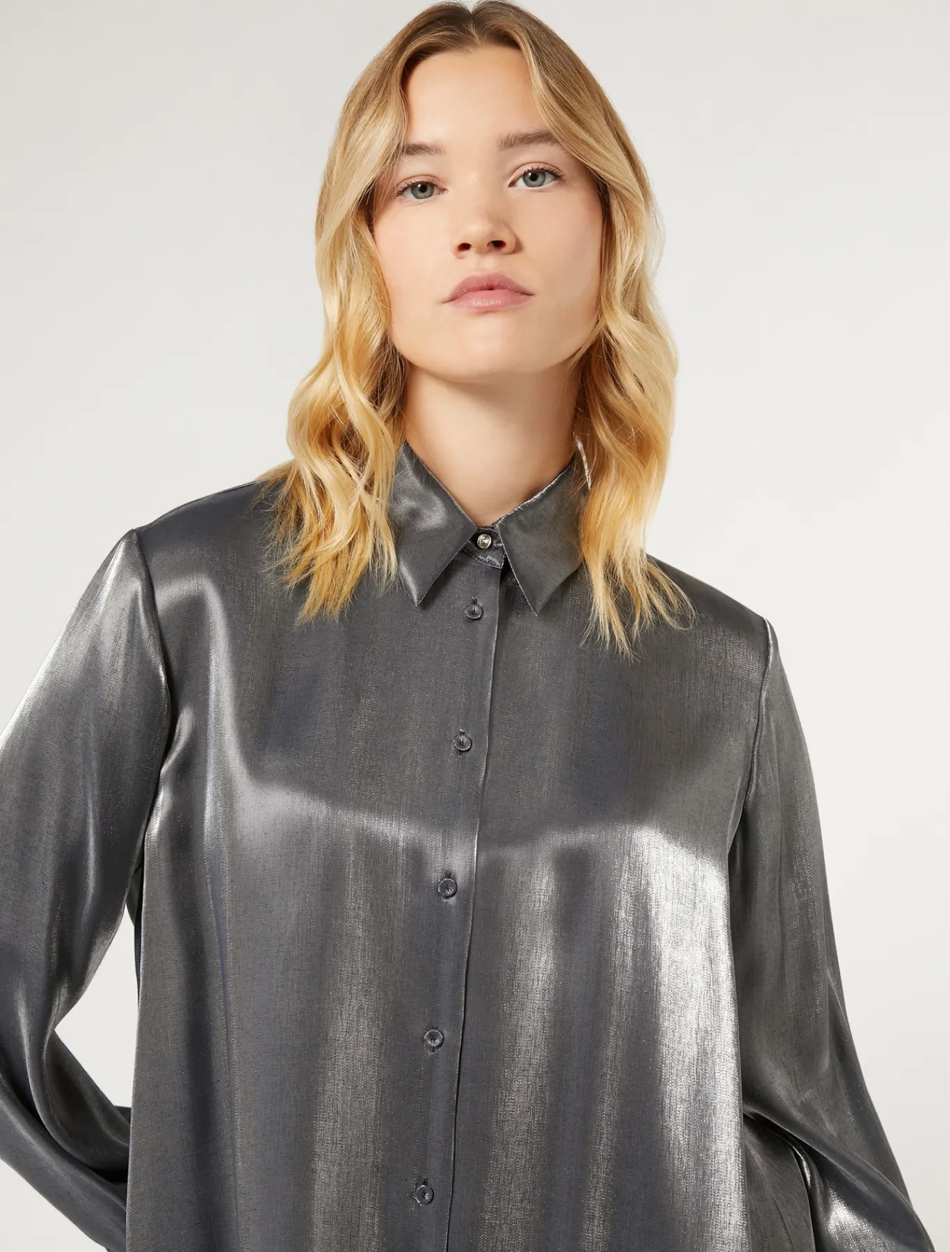 Marina Rinaldi Bluse | Selezione Elegante*Camicia in viscosa BLUMARINO