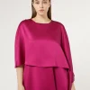 Marina Rinaldi Giacche | Accessori*Cappa in crêpe envers satin LAMPONE