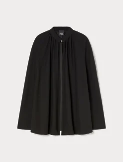 Marina Rinaldi Giacche | Cappotti & Trench*Cappa in crêpe envers satin NERO