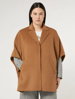 Marina Rinaldi Cappotti & Trench | Cappotti & Trench*Cappa in double di lana BISCOTTO