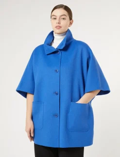 Marina Rinaldi Cappotti & Trench | Cappotti & Trench*Cappa in double di misto lana BLU