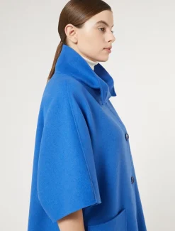Marina Rinaldi Cappotti & Trench | Cappotti & Trench*Cappa in double di misto lana BLU