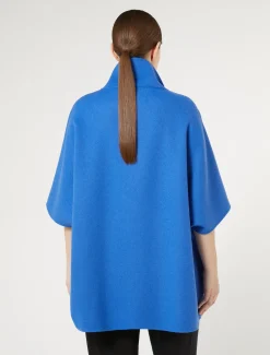 Marina Rinaldi Cappotti & Trench | Cappotti & Trench*Cappa in double di misto lana BLU