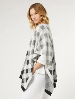 Marina Rinaldi Accessori | Accessori*Cappa in jacquard piqué GRIGIOMEDIO