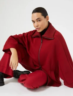 Marina Rinaldi Cappotti & Trench | Cappotti & Trench*Cappa in jersey ROSSO