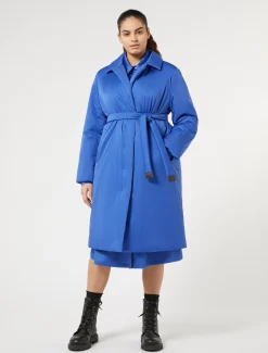 Marina Rinaldi Piumini | Piumini*Cappotto imbottito in raso antigoccia BLUCINA