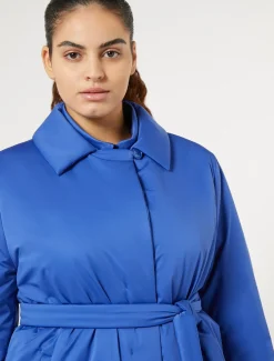 Marina Rinaldi Piumini | Piumini*Cappotto imbottito in raso antigoccia BLUCINA