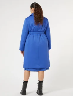 Marina Rinaldi Piumini | Piumini*Cappotto imbottito in raso antigoccia BLUCINA