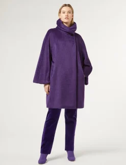Marina Rinaldi Cappotti & Trench | Cappotti & Trench*Cappotto in alpaca e lana VIOLA