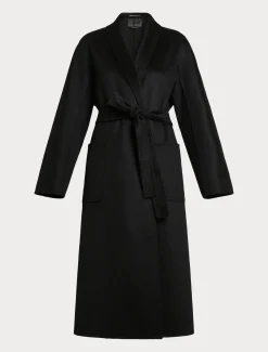 Marina Rinaldi Cappotti & Trench | Cappotti & Trench*Cappotto in double di cachemire NERO