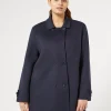 Marina Rinaldi Cappotti & Trench | Cappotti & Trench*Cappotto in double di lana e cachemire BLUNOTTE