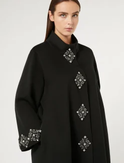 Marina Rinaldi Giacche | Cappotti & Trench*Cappotto in double di lana NERO