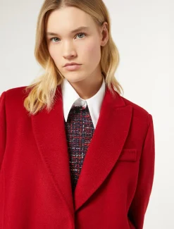 Marina Rinaldi Cappotti & Trench | Cappotti & Trench*Cappotto in double di lana ROSSO