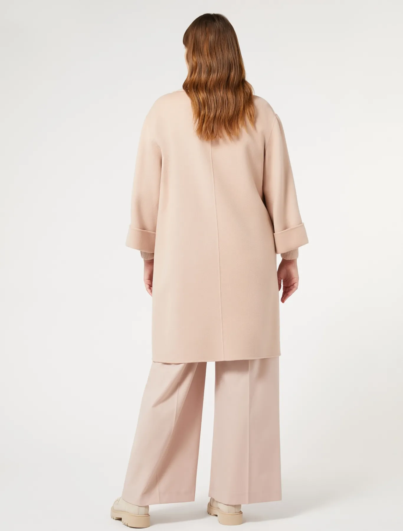 Marina Rinaldi Cappotti & Trench | Cappotti & Trench*Cappotto in double di lana e cachemire BIANCOAVORIO