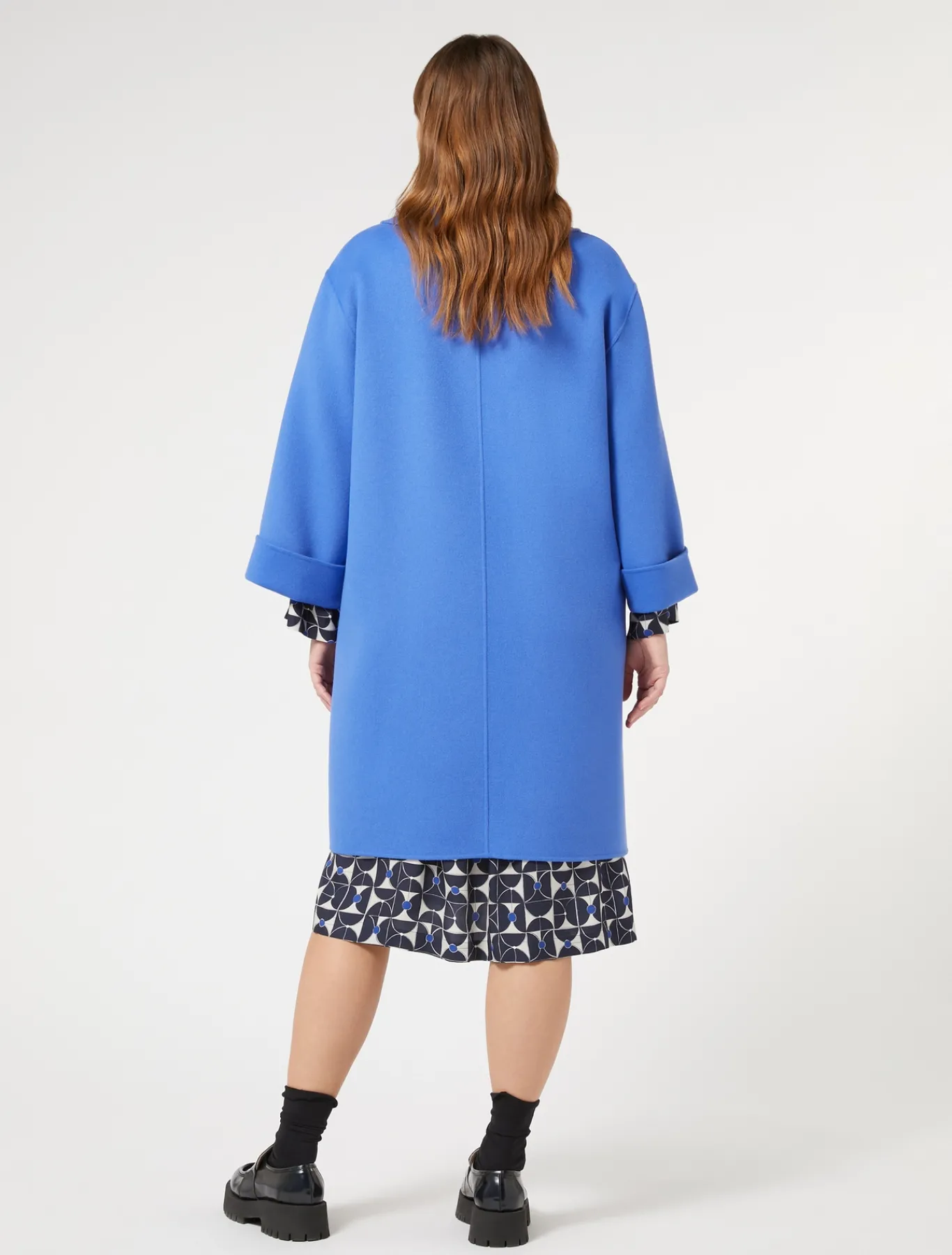 Marina Rinaldi Cappotti & Trench | Cappotti & Trench*Cappotto in double di lana e cachemire BLUCINA