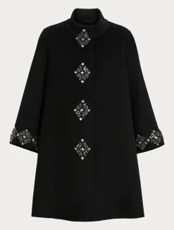 Marina Rinaldi Giacche | Cappotti & Trench*Cappotto in double di lana NERO