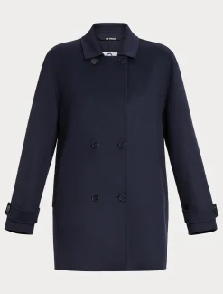 Marina Rinaldi Cappotti & Trench | Cappotti & Trench*Cappotto in double di lana e cachemire BLUNOTTE