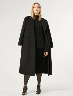 Marina Rinaldi Cappotti & Trench | Cappotti & Trench*Cappotto in double di lana NERO