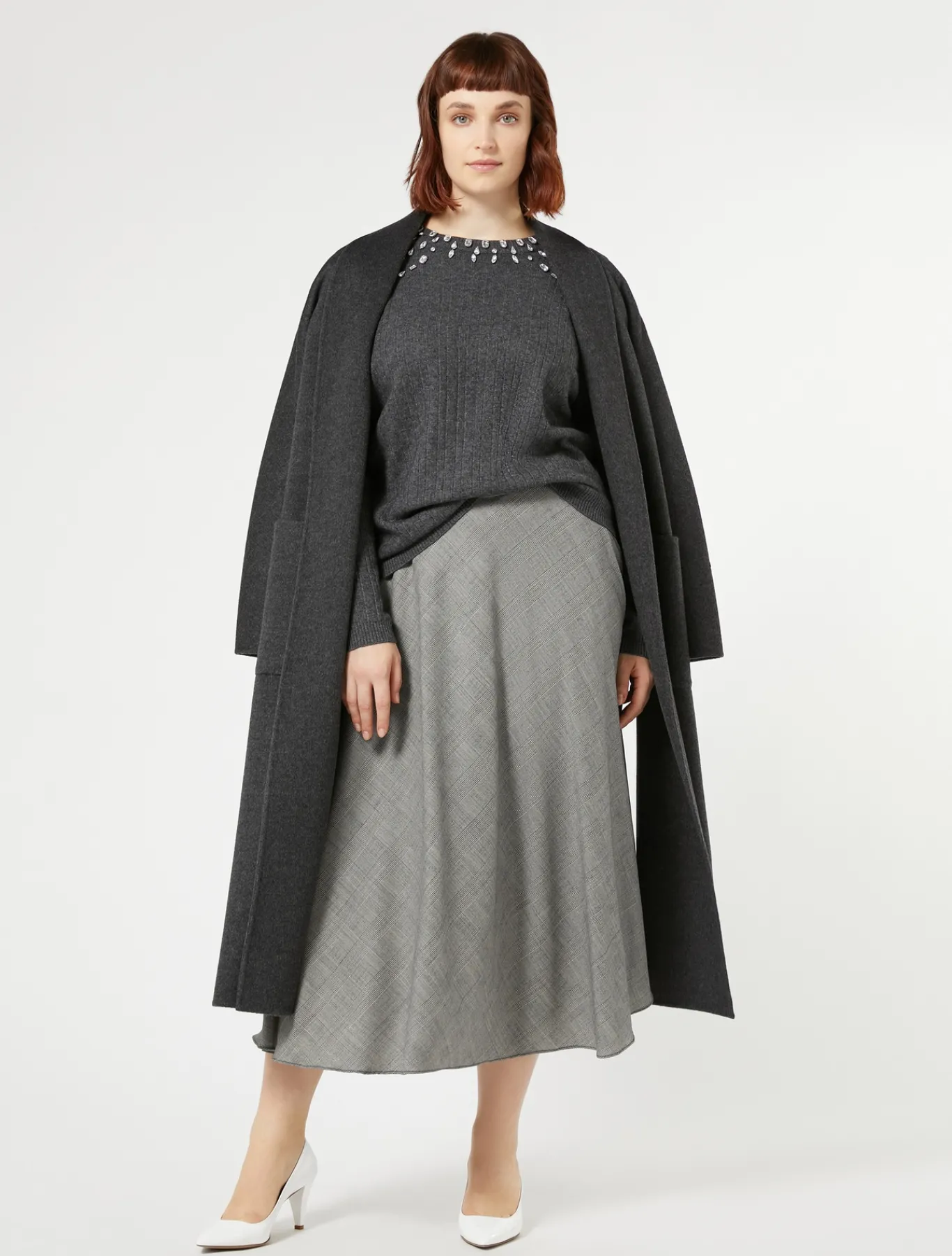 Marina Rinaldi Cappotti & Trench | Cappotti & Trench*Cappotto in double di lana GRIGIOMEDIO
