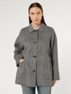 Marina Rinaldi Cappotti & Trench | Cappotti & Trench*Cappotto in double di misto lana NERO