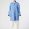 Marina Rinaldi Cappotti & Trench | Cappotti & Trench*Cappotto in double di misto lana AZZURRO