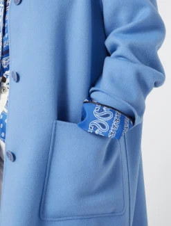 Marina Rinaldi Cappotti & Trench | Cappotti & Trench*Cappotto in double di misto lana AZZURRO