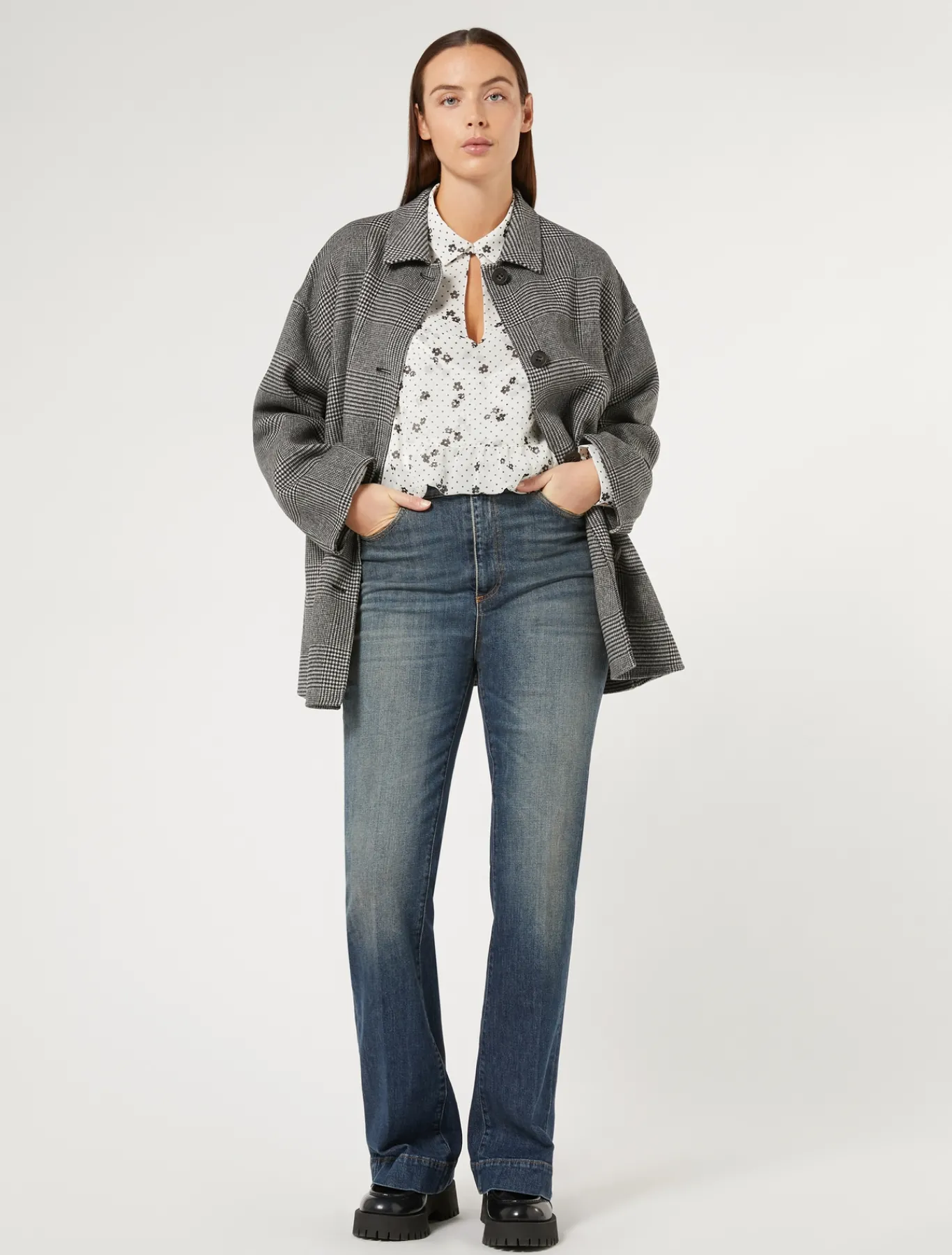 Marina Rinaldi Cappotti & Trench | Cappotti & Trench*Cappotto in double di misto lana NERO