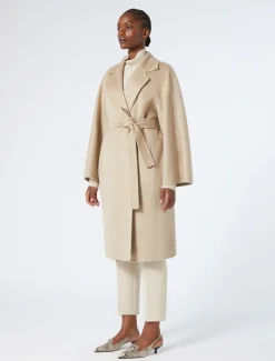 Marina Rinaldi Cappotti & Trench | Cappotti & Trench*Cappotto in double di puro cachemire NOCCIOLA