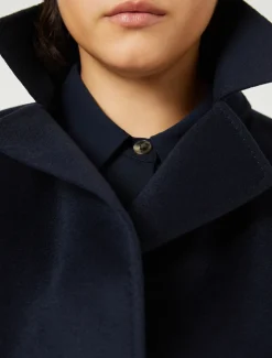 Marina Rinaldi Cappotti & Trench | Cappotti & Trench*Cappotto in double di pura lana BLUMARINO