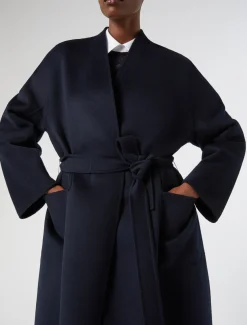 Marina Rinaldi Cappotti & Trench | Cappotti & Trench*Cappotto in double di pura lana BLUNOTTE