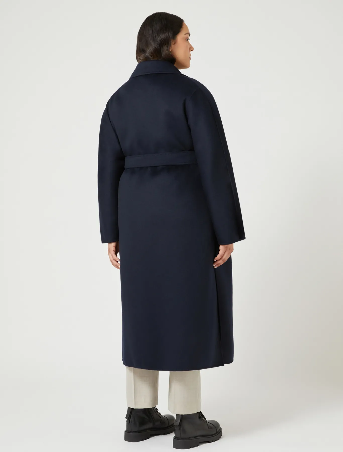 Marina Rinaldi Cappotti & Trench | Cappotti & Trench*Cappotto in double di pura lana BLUMARINO