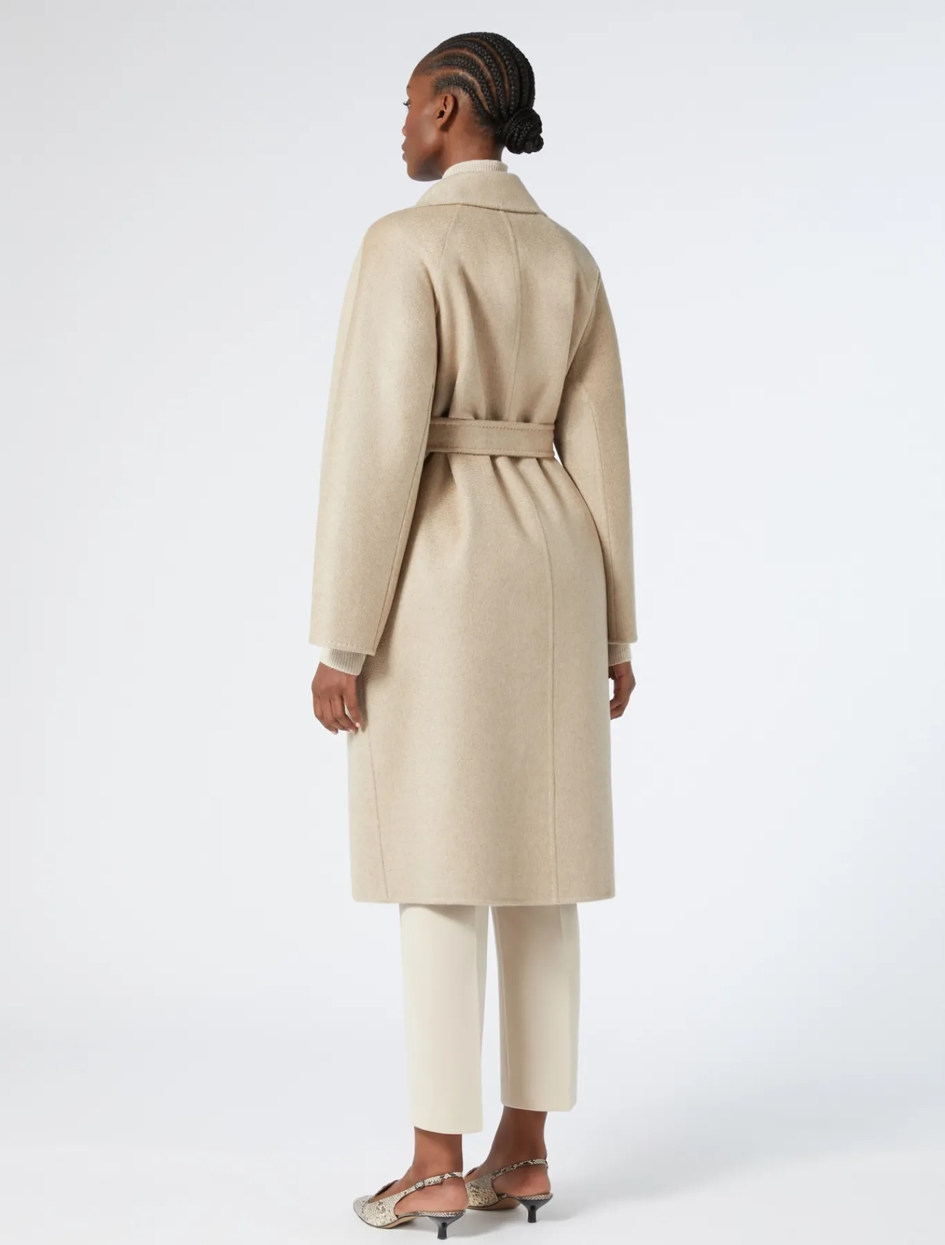 Marina Rinaldi Cappotti & Trench | Cappotti & Trench*Cappotto in double di puro cachemire NOCCIOLA