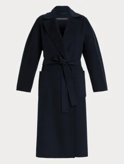 Marina Rinaldi Cappotti & Trench | Cappotti & Trench*Cappotto in double di pura lana BLUMARINO