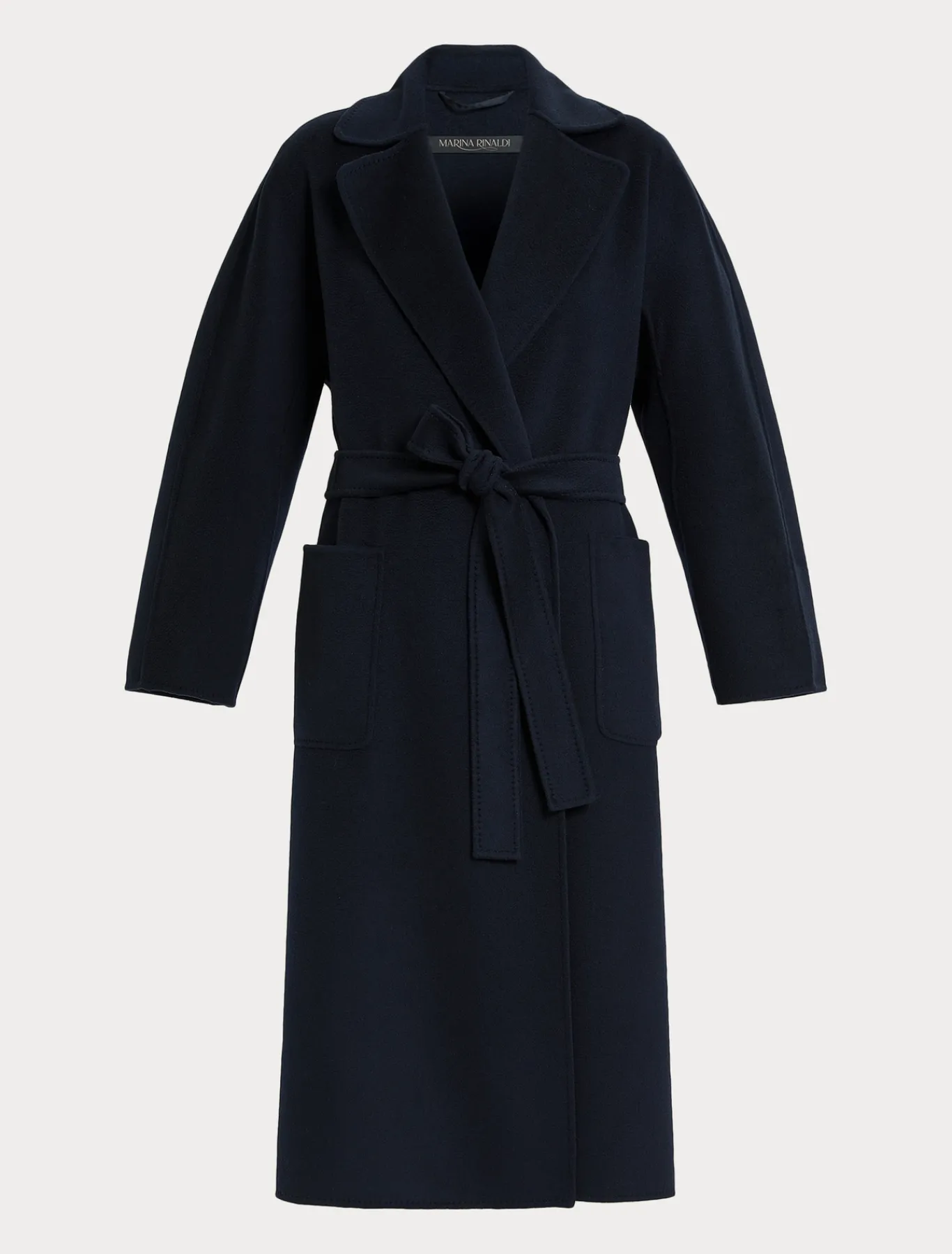 Marina Rinaldi Cappotti & Trench | Cappotti & Trench*Cappotto in double di pura lana BLUMARINO
